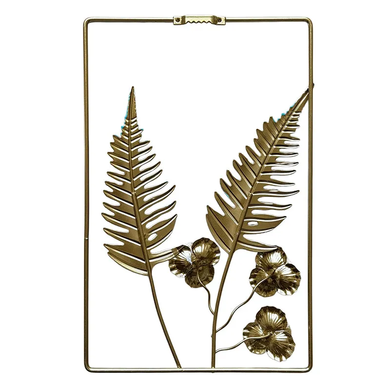 Sculpted Ferns Metal Wall Accent - Set Of Two media 3