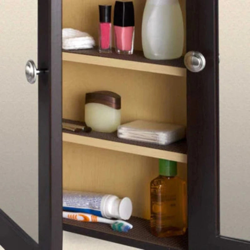 Neat Stack Kitchen Shelf Liner Mat (Brown) - Set Of Two media 5