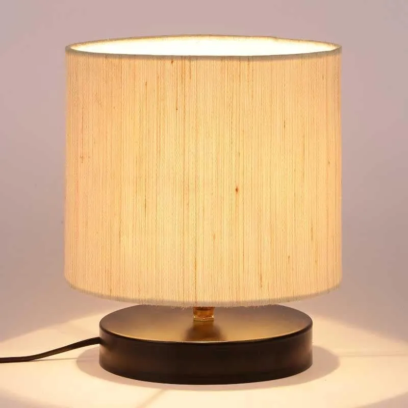 Busky Fabric Table Lamp - Beige,Black media 4