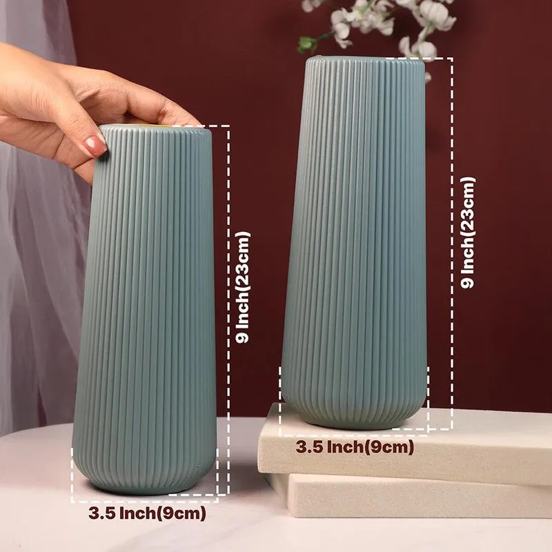 Verdant Line Vase - Set Of Two media 5