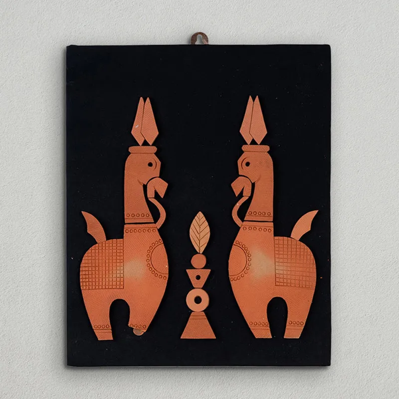 Mrittika Ashva Terracotta Wall Art media 5
