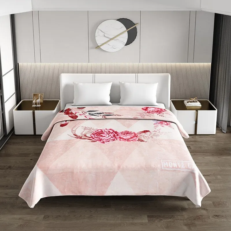 Monte Carlo Blush Blossom Blanket - 1000 GSM media 3