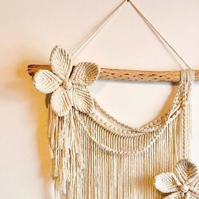 Boheime Buds I Macrame Cotton Wall Accent media 4