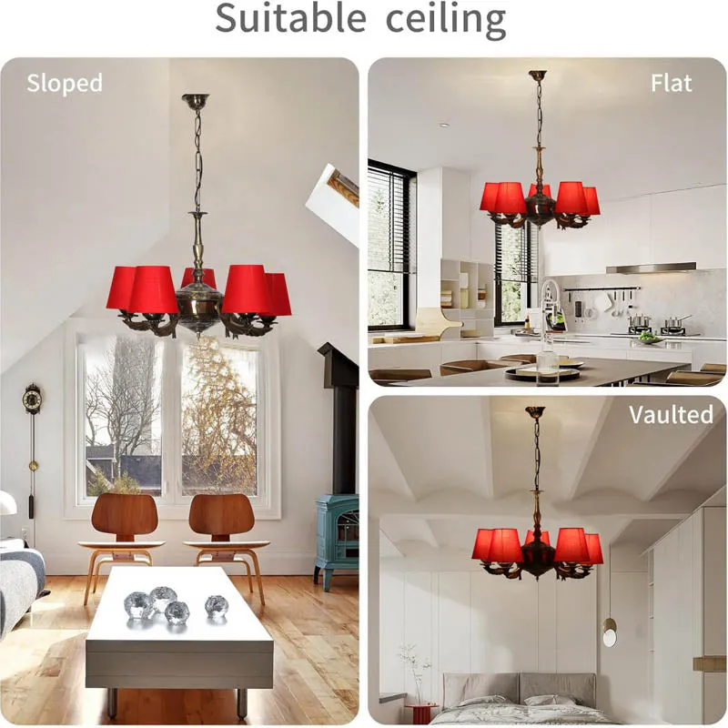 Radiante Conical Golden Antique Ceiling Lamp media 5