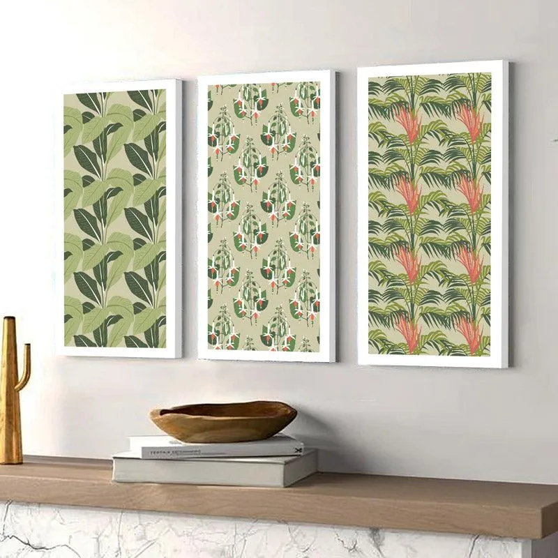 Green Gravia Wall Art - Set Of Three media 1
