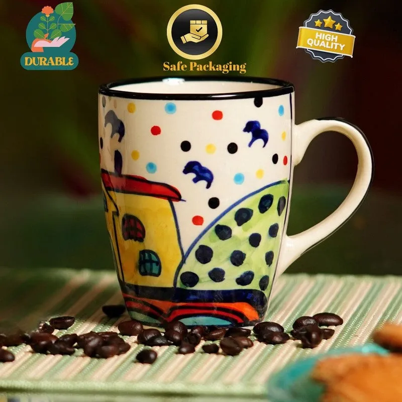 Ceramic Ceramic Coffee Mug (300 mL) - Multicolor media 3