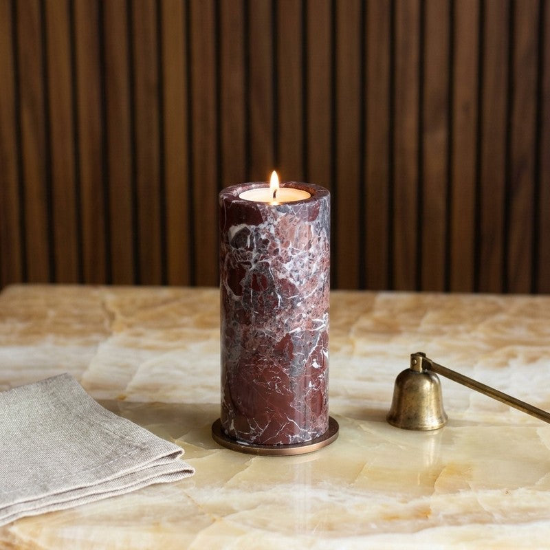 Elysian Wick Marble Decorative Candle Holder