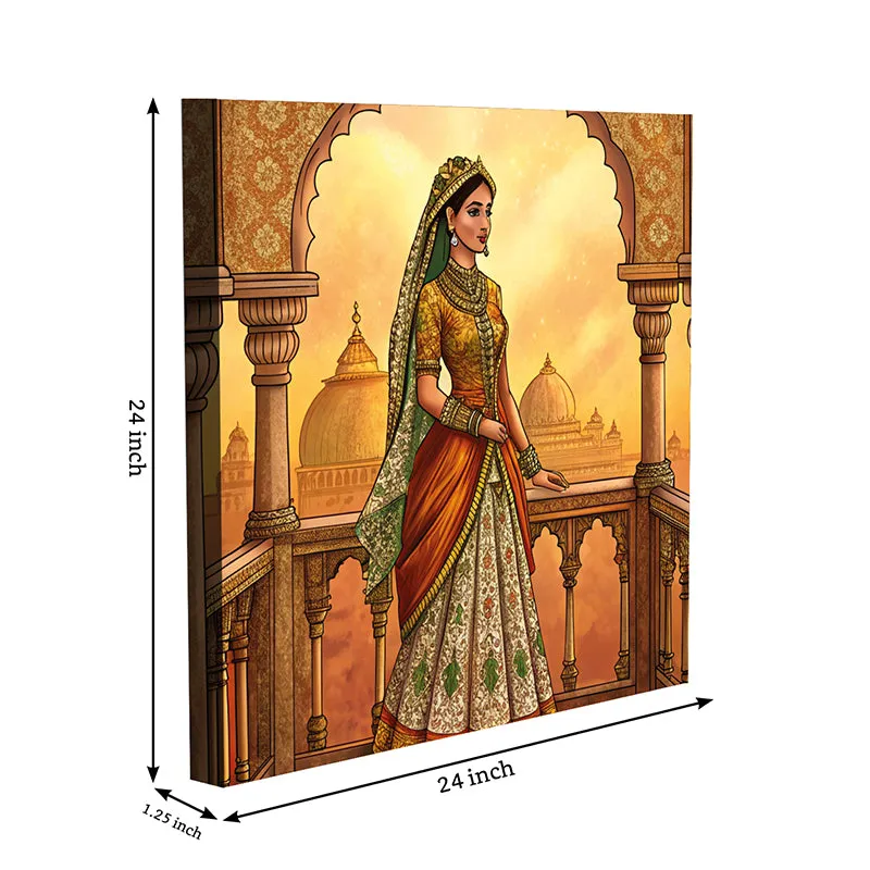Beauty On Balcony Canvas Wall Art media 8