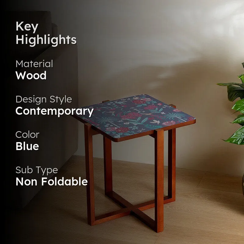 India Circus Wood Galore Square Side Table media 2