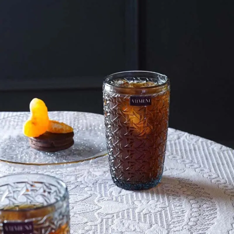 Elixir Tall Glass (Grey) (390 ml ) - Set Of Four media 1