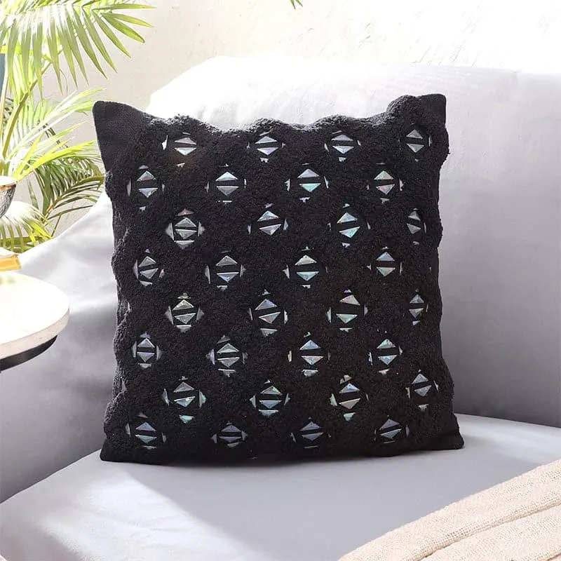 Dreva Cushion Cover - Black media 1