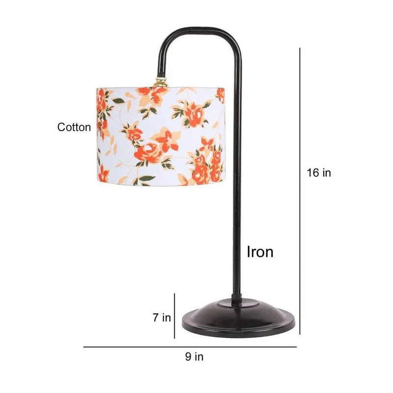 Flynn Floral Arch Fabric Table Lamp media 7