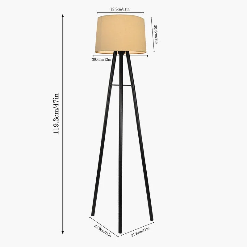 Sleekie Tripod Floor Lamp - White media 6
