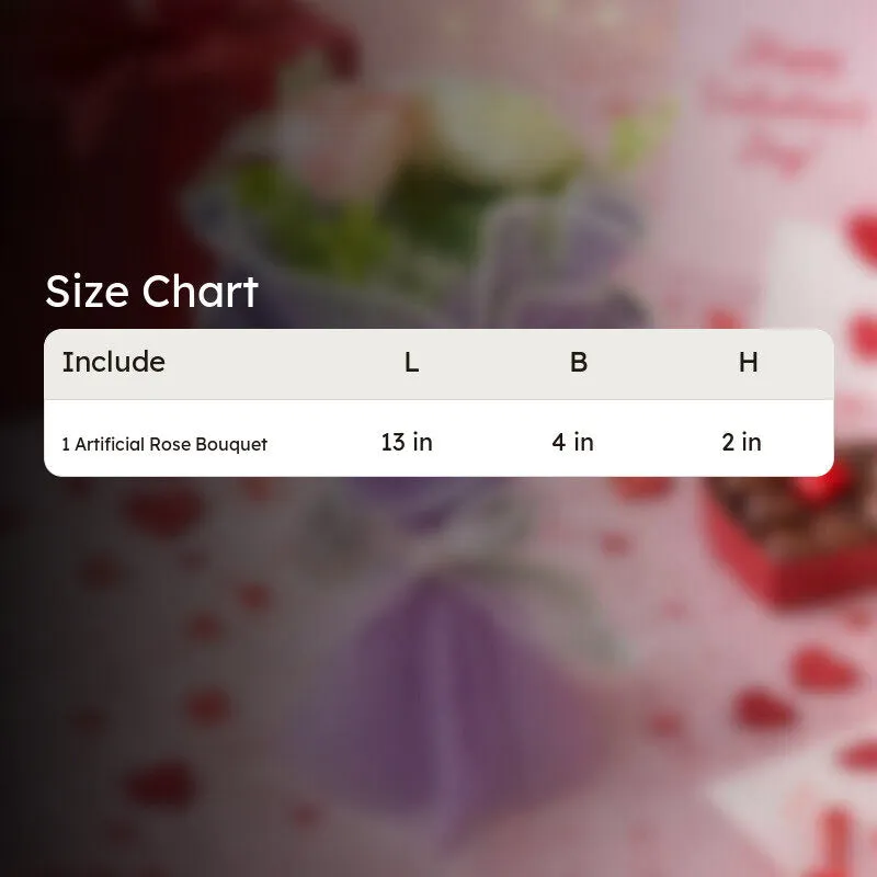 Pearl Trim Rose Artificial Flower Bouquet media 8