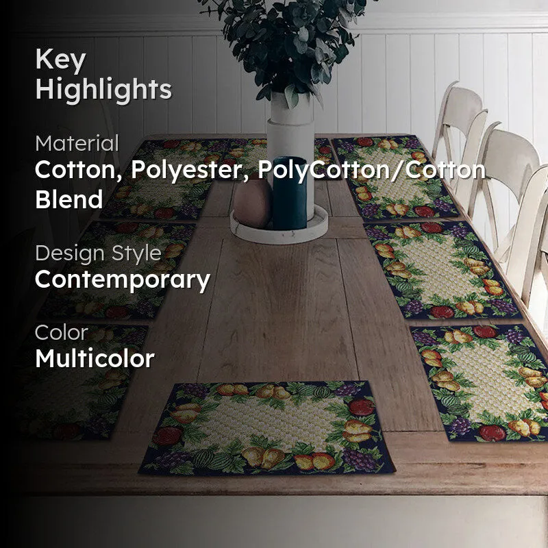 Fruit Cocktail Table Mat - Set Of Eight media 2