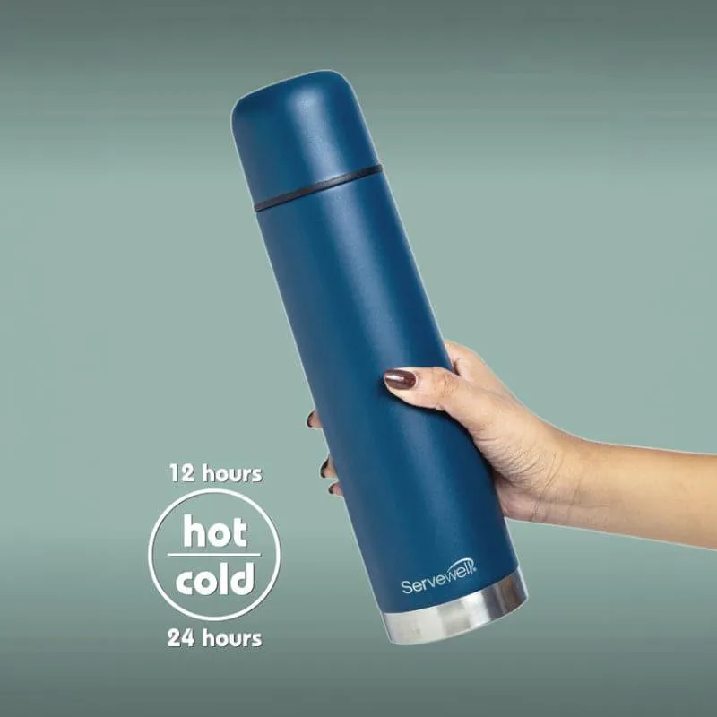 Cobalt Glow Insulated Flask - 1000 mL media 4