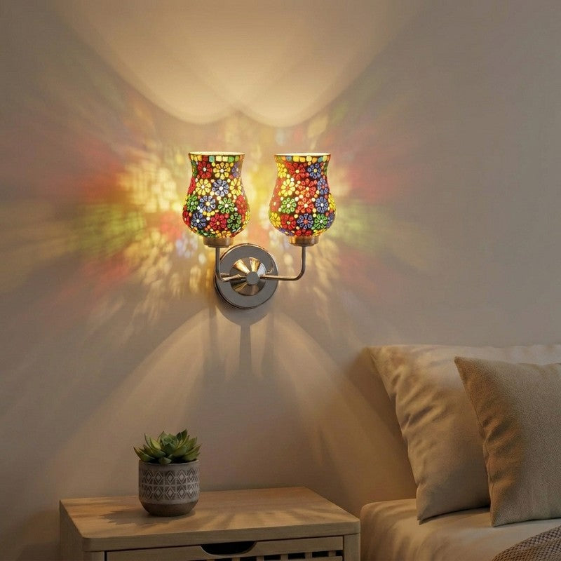 Tessera Glow Confetti Twin Glass Wall Lamp