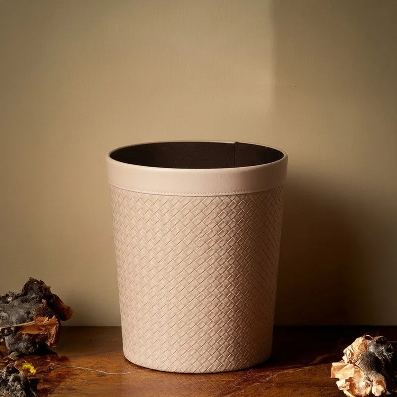 AarviDecor SmartSpace Faux Leather Dustbin media 4