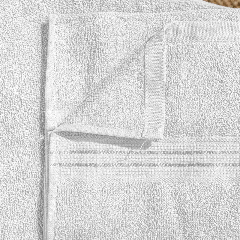 Micro Cotton LuxeDry Solid Bath Towel - White media 6