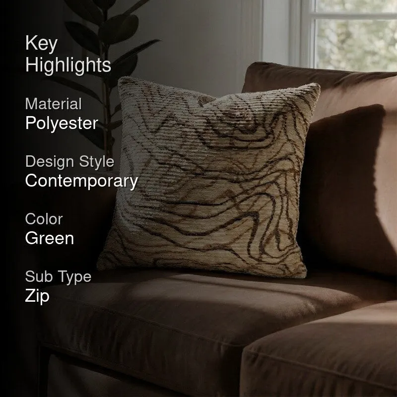 LiquidFlow Cushion Cover - Mocha media 2