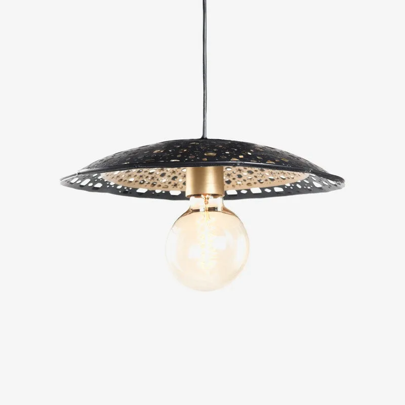 Orange Tree Louvre Steel Ceiling Lamp Small media 4