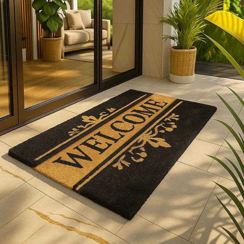 Gold Gate Coir Door Mats - Brown & Black media 3