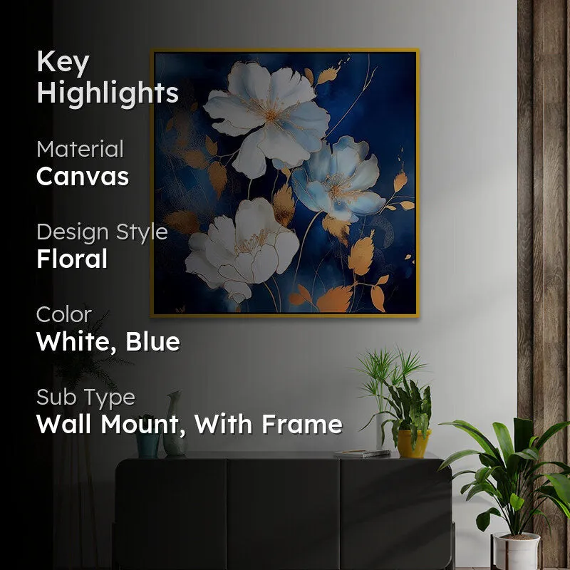 Flora Trio Canvas Wall Art With Frame media 2