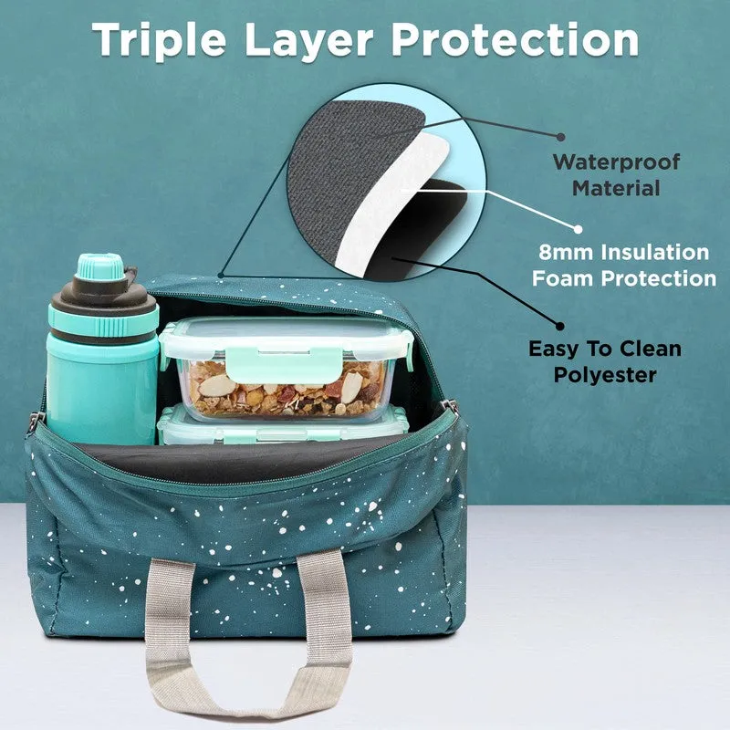 Linova Polyester Lunch Bag - Blue media 4