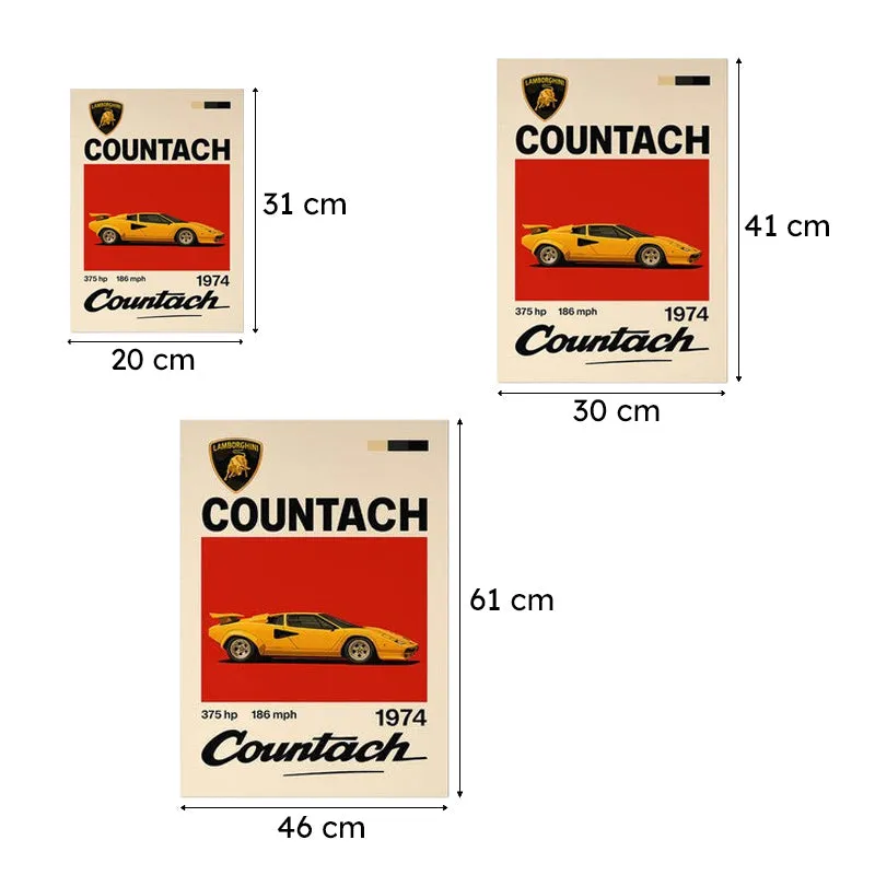 Countach Classic Wall Poster media 9