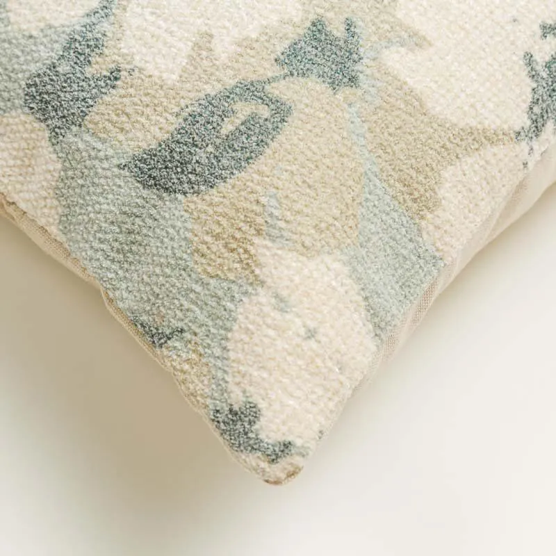 White Lotus Polycotton Cushion Cover - Set Of Two media 4