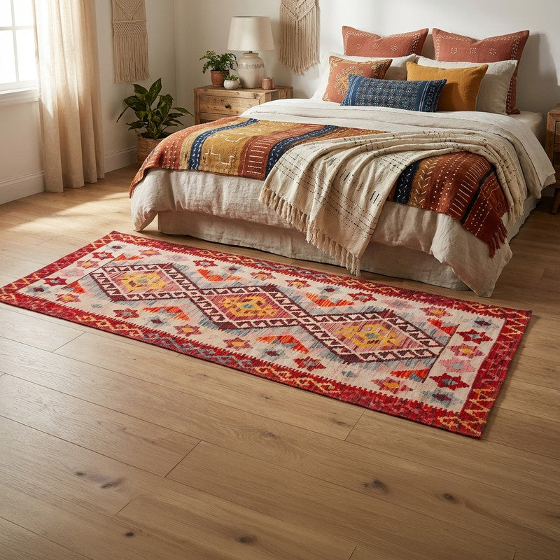Pattern Play Cotton Hand Woven Runner Rug