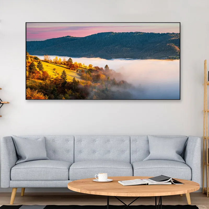 Magical Misty Valley Canvas Wall Painting media 3