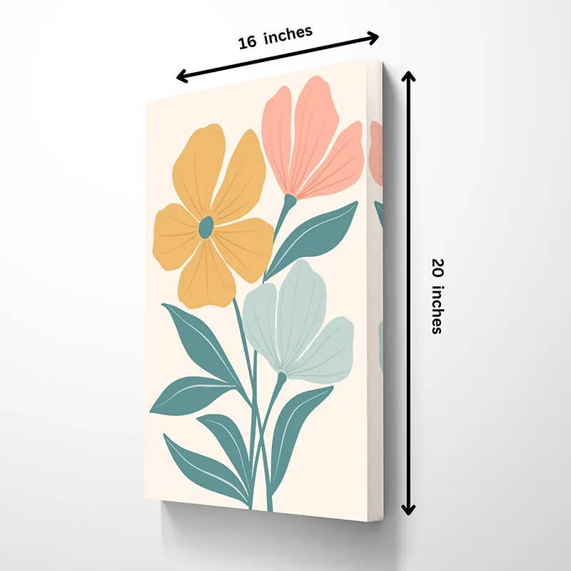 Florette Sketches Wall Painting - Set Of Two media 3