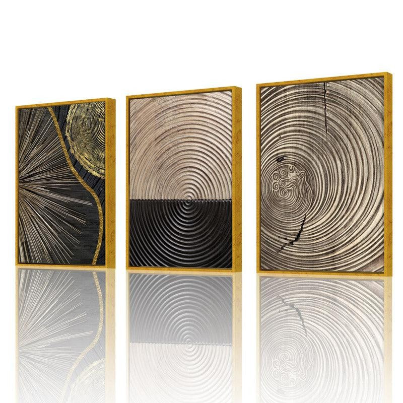 Silvanna Abstract Cotton Canvas Wall Art - Set Of Three media 6