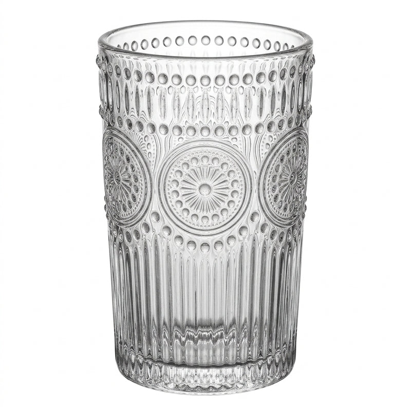 Tribal Trance Embossed Glass (370 ml and 300 ml) - Set Of Four media 5