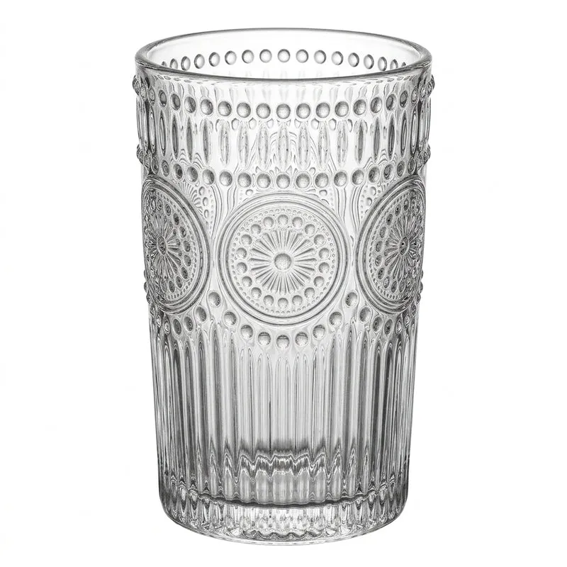 Tribal Trance Embossed Glass (370 ml and 300 ml) - Set Of Four media 5