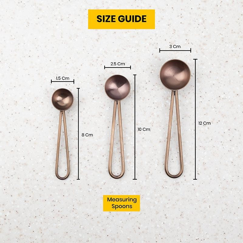 Jimo Measuring Spoon (Rose Gold) - Set Of Three media 8