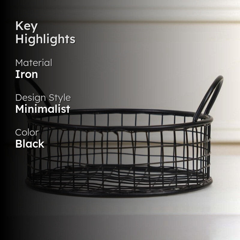 Orchard Metal Oval Fruit Basket media 2