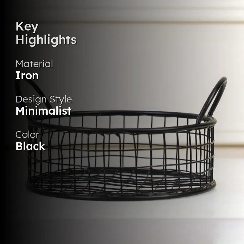 Orchard Metal Oval Fruit Basket media 2