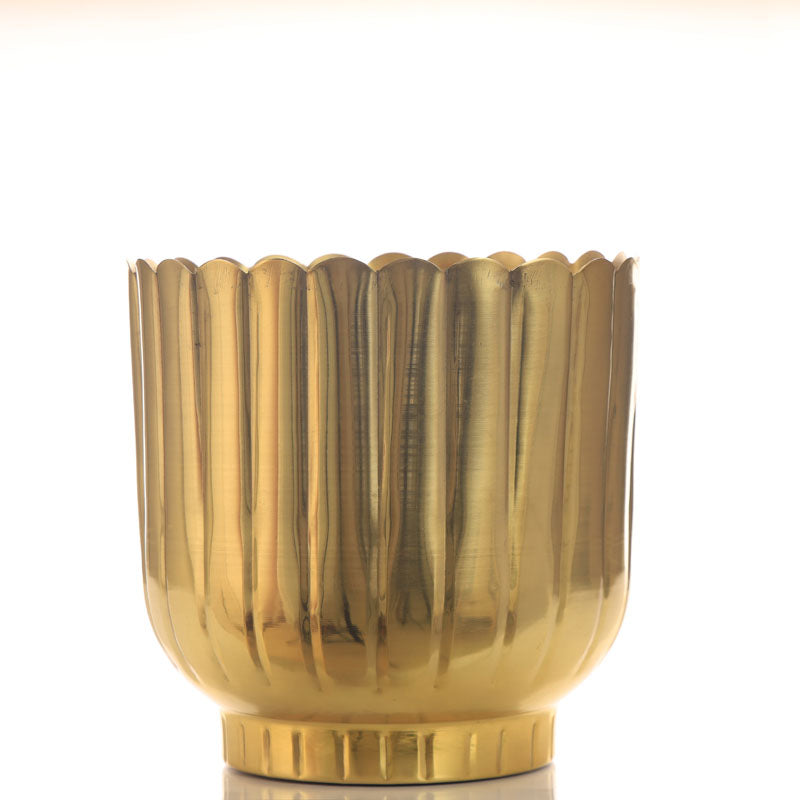 Cosie Coral Planter - Gold media 6