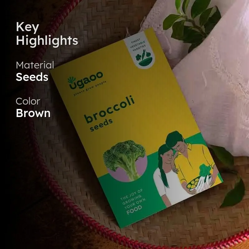 Ugaoo Premium Broccoli Seeds for Home Gardening media 2