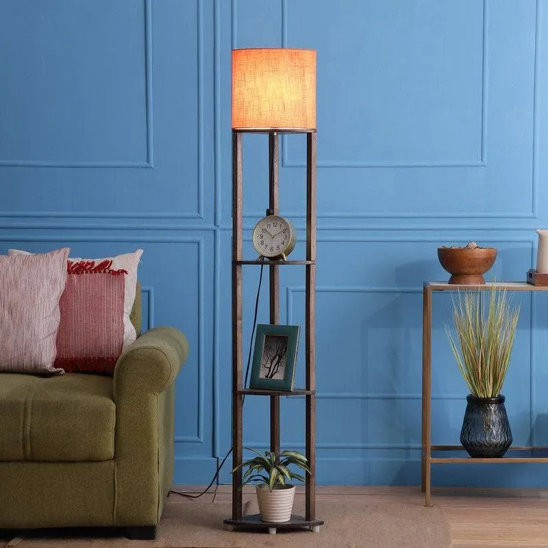 Canary Yuno Floor Lamp With Shelf media 1