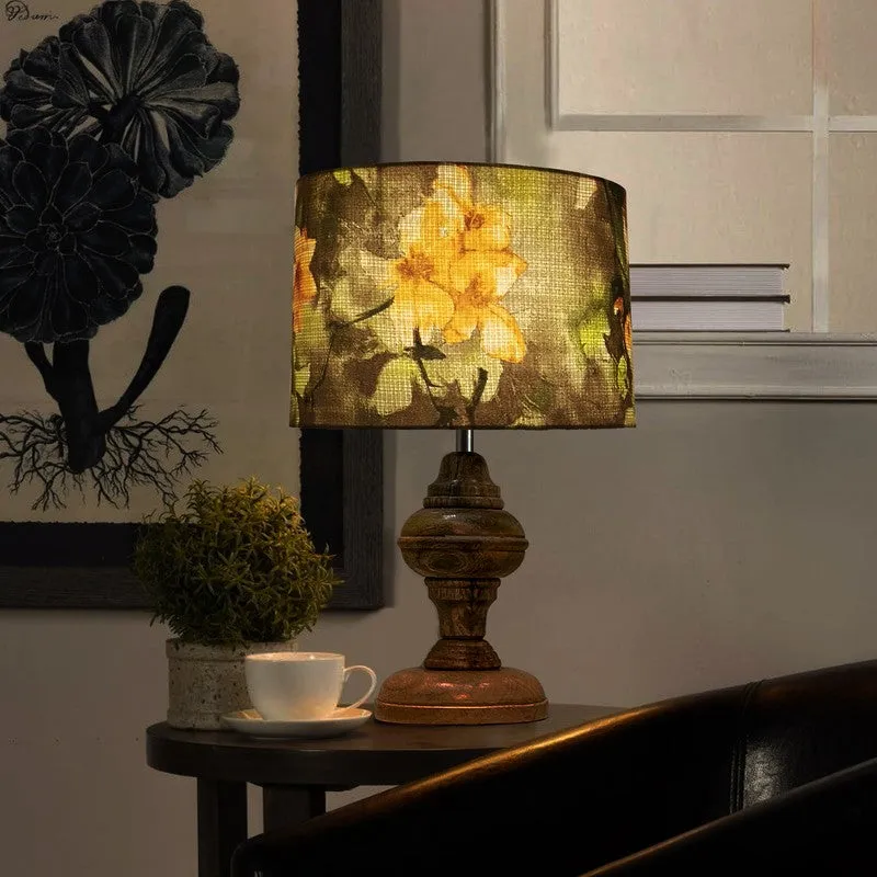 FloraHexa Wooden Table Lamp media 7