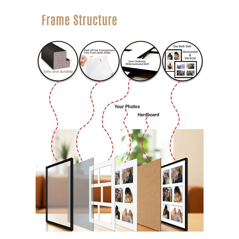 Eterna Collage Photo Frame - Beige media 4