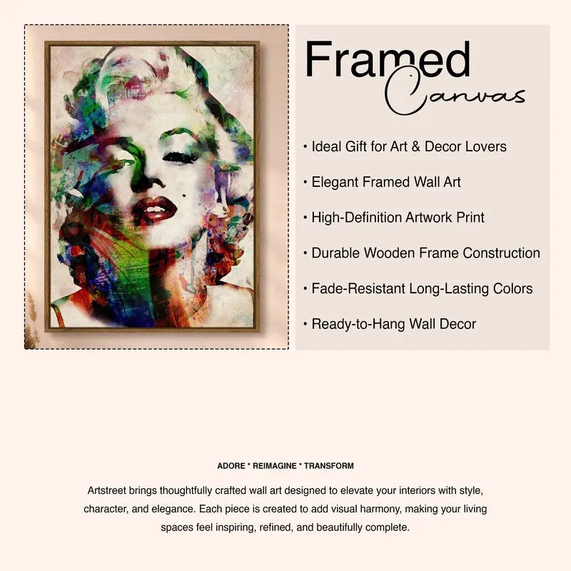 Linear Diva Canvas Wall Art With Frame media 6