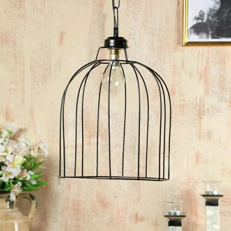 Cage Clause Metal Ceiling Lamp media 3