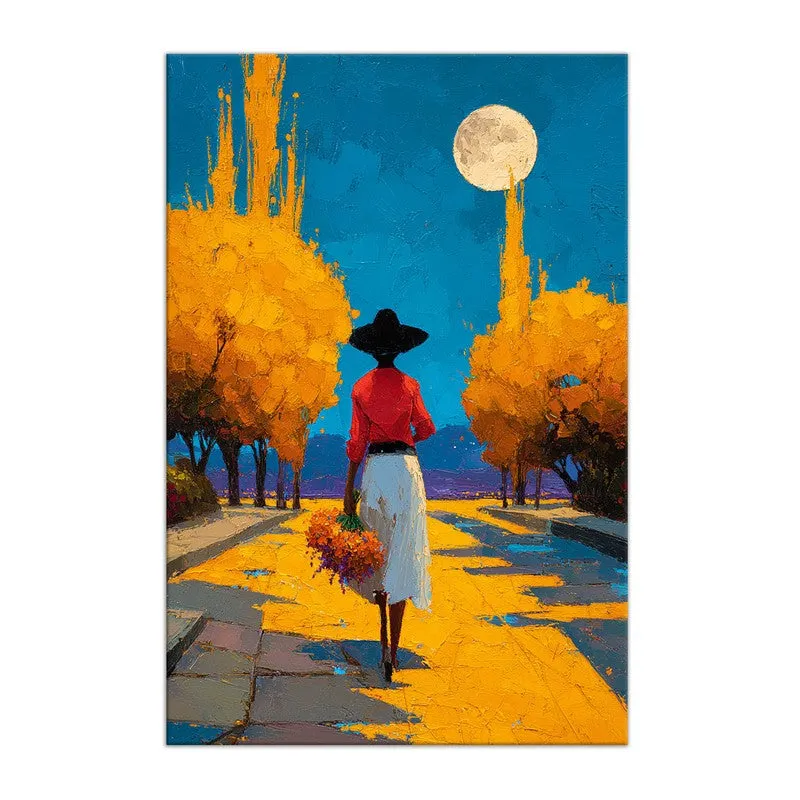 Golden Path Serenity Canvas Wall Art media 3