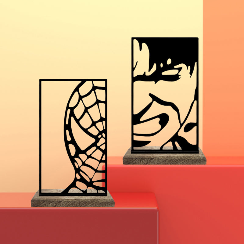 Hulk & Spidey Showpiece - Set Of Two