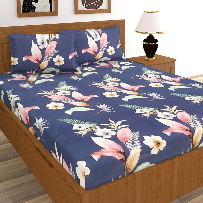 GeoLoom King Microfiber Bedsheet - 150 GSM