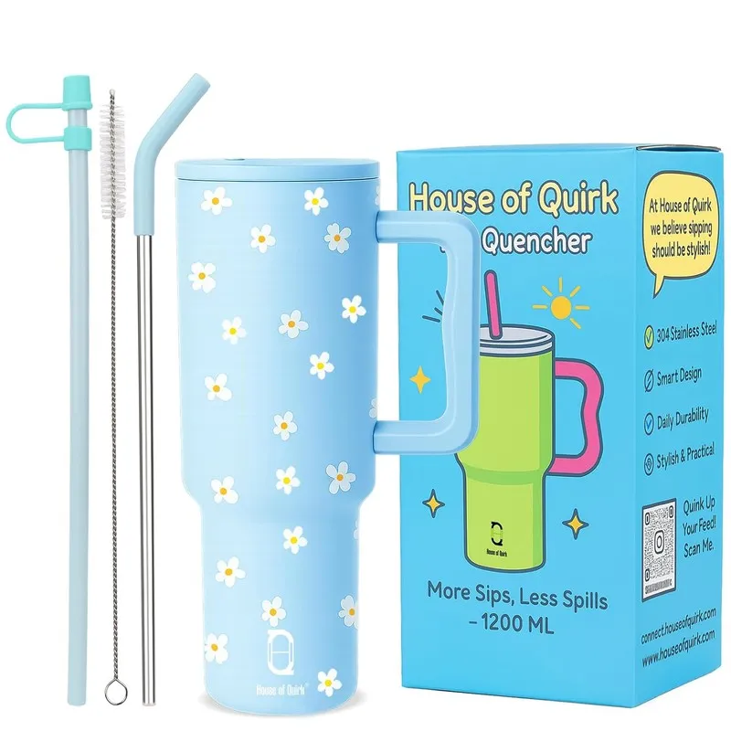Petite Floral Stainless Steel Tumbler - 1200 ML media 7